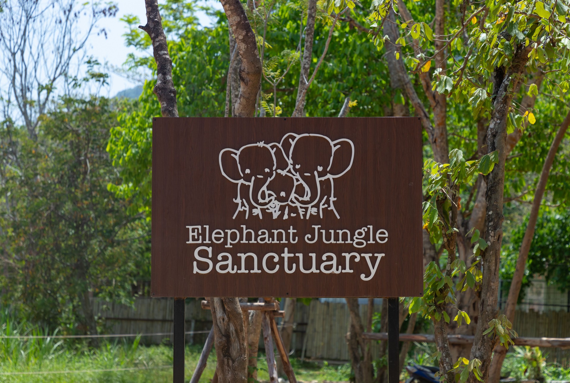 Elephant Jungle Sanctuary Phuket Sign